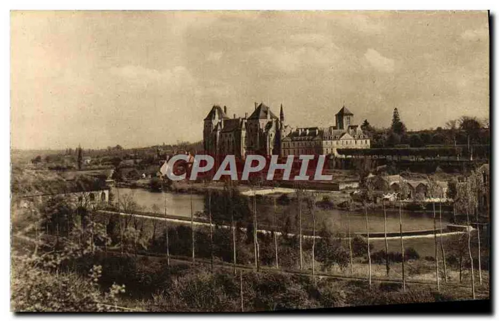 Das Kloster Solesmes — Ansicht der Westhänge — Edition der Freunde von Solesmes - Vorderseite