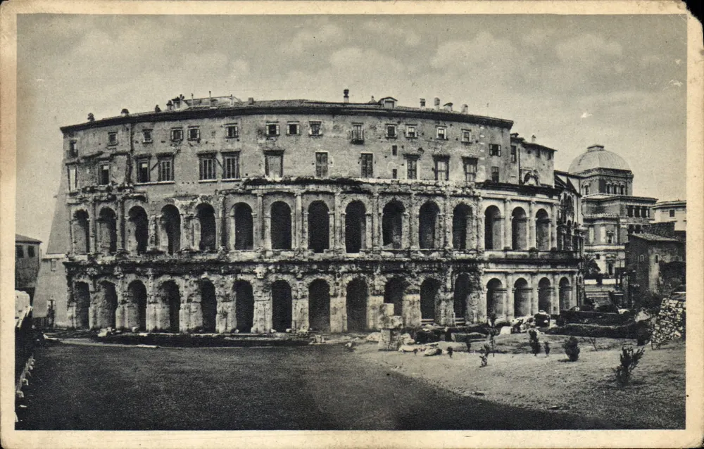 Teatro de Marcellus — Roma — editor C. Capella-Rivière - Frente
