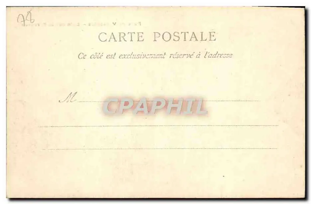 Parc de Versailles – Bain sur la Terrasse — editor não identificado, número de série não visível - Verso