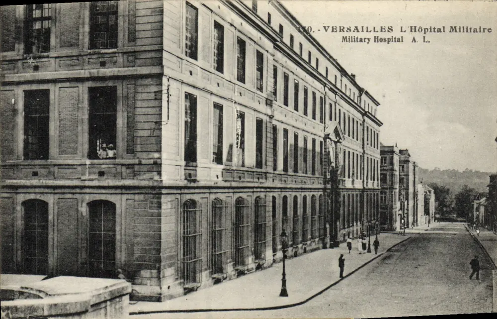 Versalhes — O Hospital Militar A. L. — A. Leconte, Paris - Frente