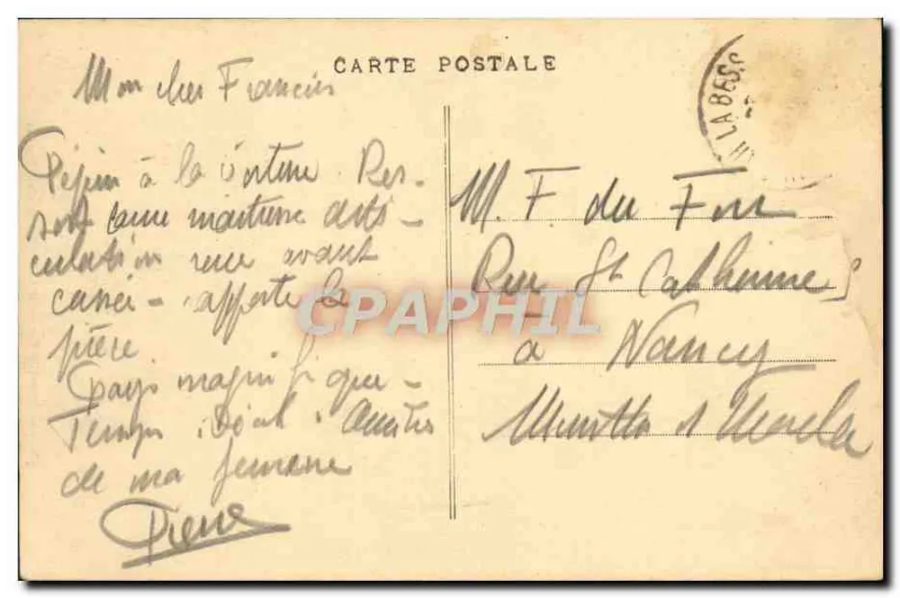 Les Alpes - La Nouvelle Route du Guil - Sortie d'un Tunnel — Mlle Jonburt, éditeur, Gap, n°85 - Verso