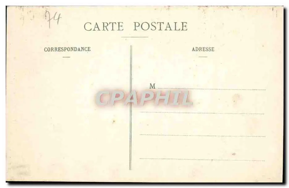 Góry Fier — Wejście — A. Gardet, Annecy — n°87 - Rewers