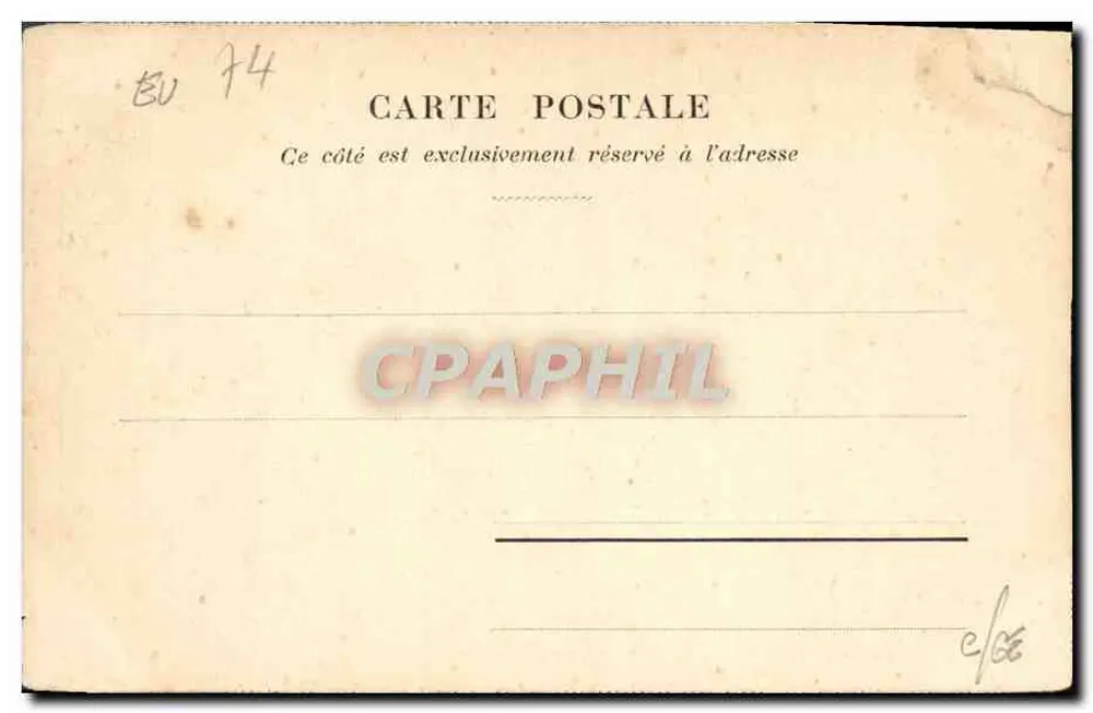 Lac d'Annecy — Pont des Amours und die Tournette — Édition de la Compagnie des Bateaux à Vapeur - Rückseite