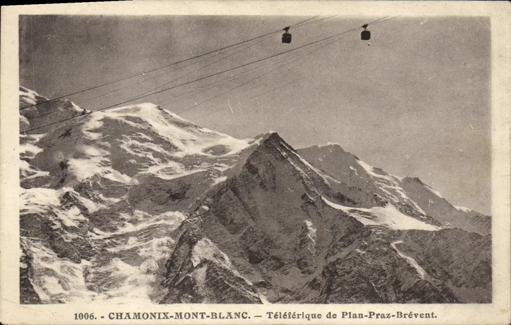 Chamonix-Mont-Blanc — Teleférico de Plan-Praz-Brévent — n° 1006 - Frente