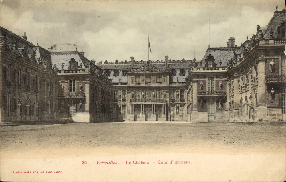 Versailles - Het Kasteel - Eerstehof — P. Helmlinger & Cie, Fot. Nancy, n°30 - Voorkant