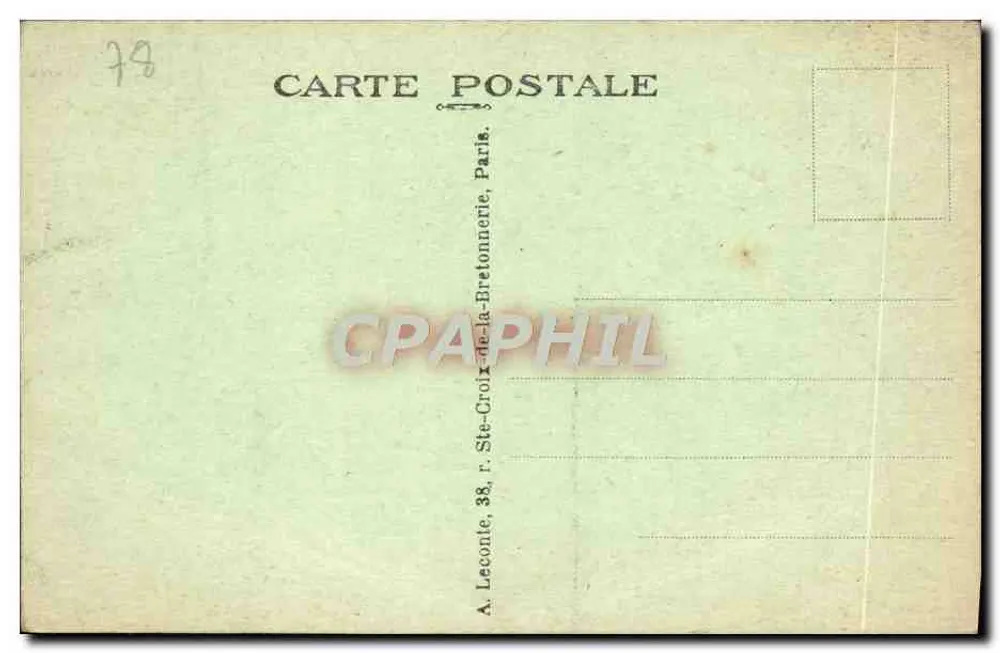 Versailles - L'Hôpital Militaire — A. L. — n° 170 - Verso