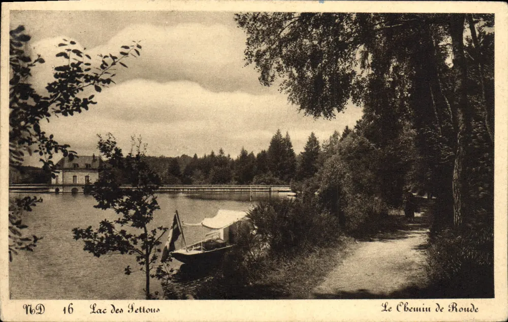 Lago dos Vettous — O Caminho de Roude — Hotel Beau Rivage - Frente