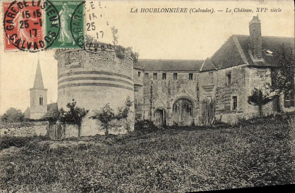 La Houblonnière (Calvados) — O Castelo, Século XVI - Frente