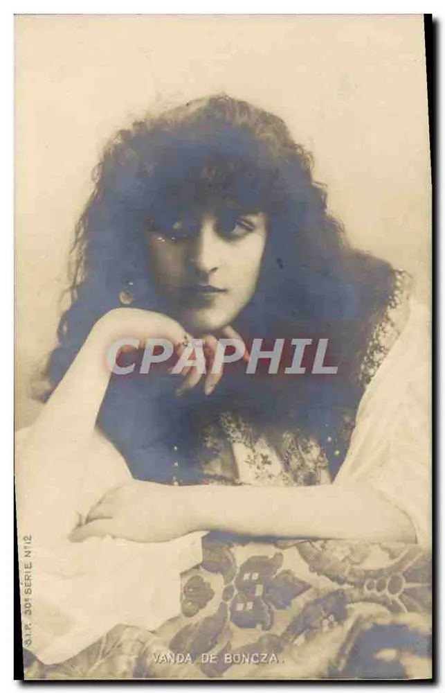 Vanda de Boncza — Portrait — Serie Nr. 112, veröffentlicht von G.J.L.P. - Vorderseite