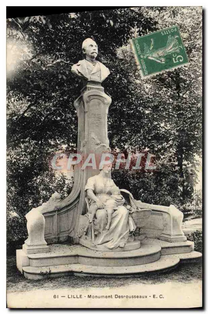 Lille - Monument Desrousseaux — E.C. editor - Frente
