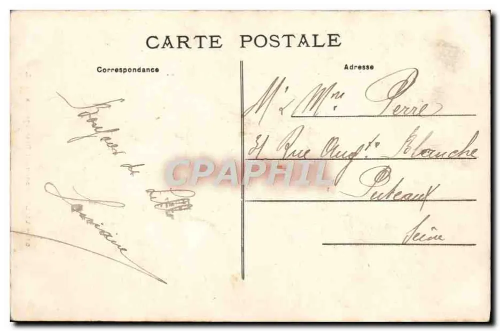 Lille - Monument Desrousseaux — E.C. editor - Verso