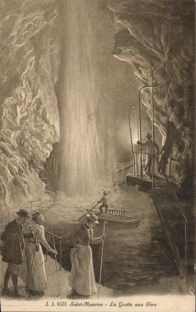 Saint-Maurice — La Grotte aux Fées — J. J. 8531 - Recto