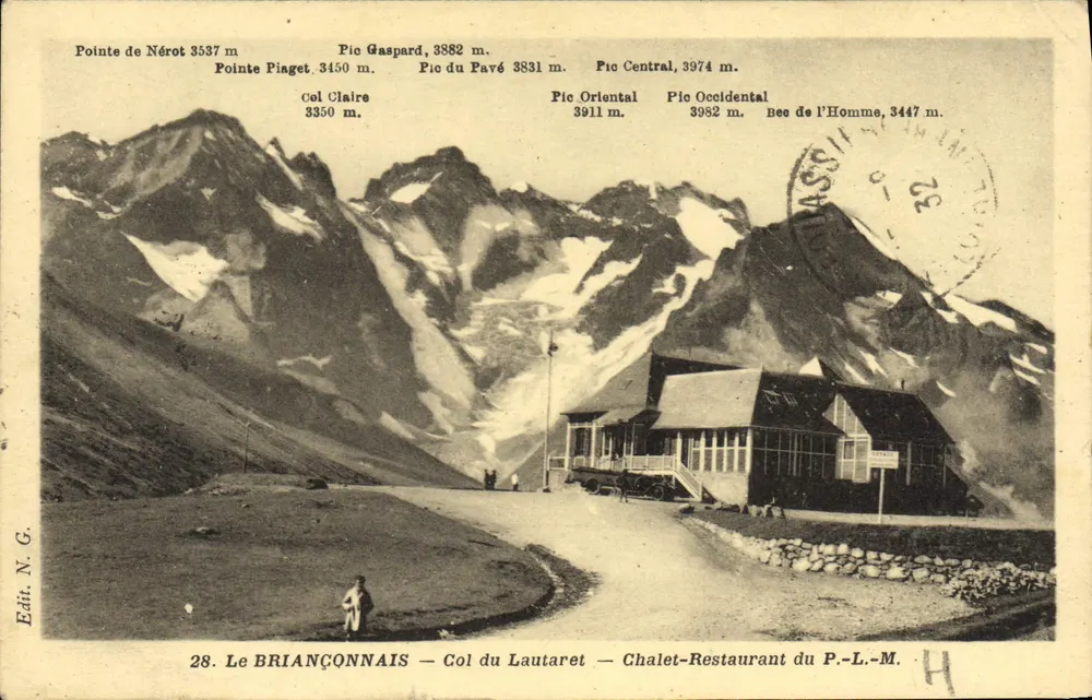 Le Briançonnais — Col du Lautaret — Chalet-Restaurant du P.-L.-M. - Vorderseite