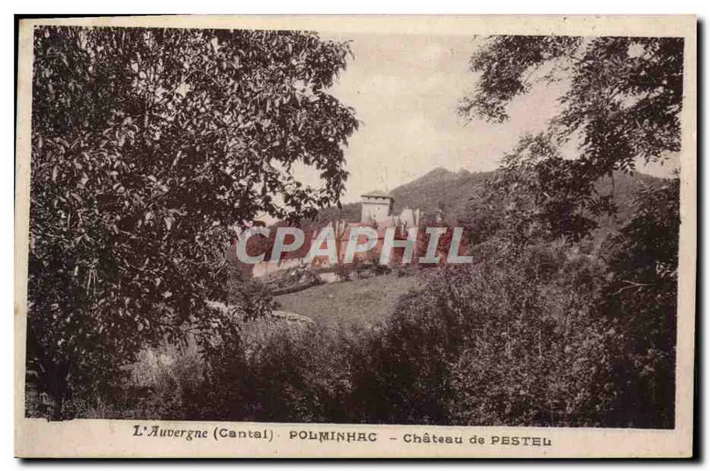 Auvergne (Cantal) - POLMINHAC - Schloss PESTEL - Vorderseite