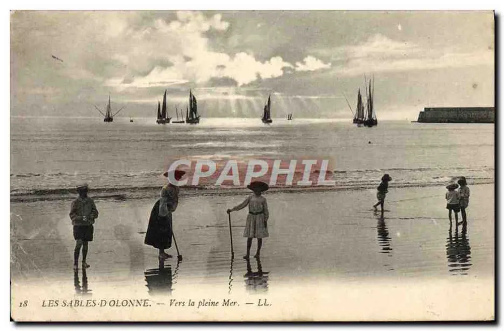 Les Sables-d'Olonne — Vers la pleine Mer — LL. n°18 - Vorderseite