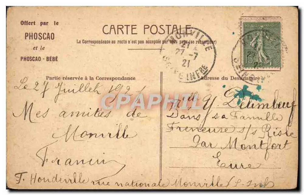 Rouget de L'Isle chantant la Marseillaise — scène historique — éditeur Louare - Verso