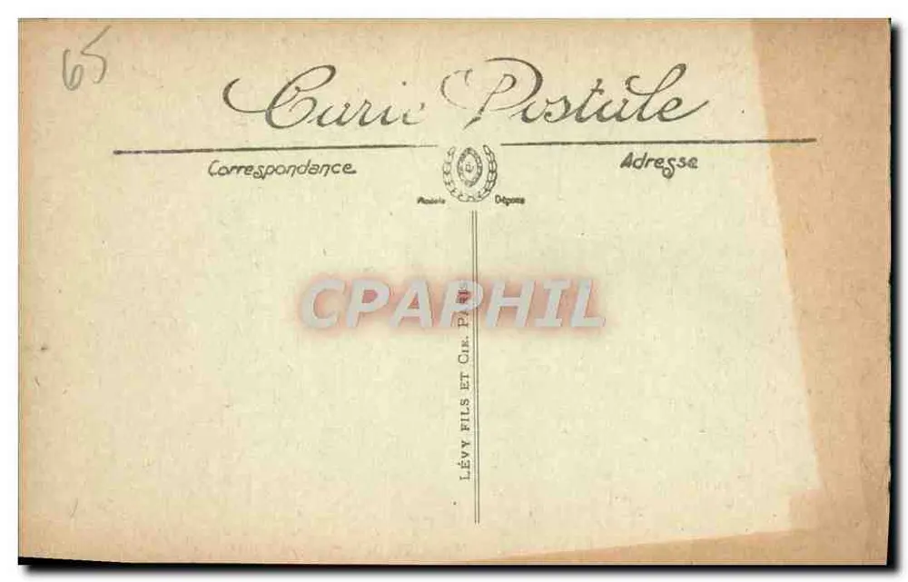 Curie Postule — Correspondance — Editora Lévy Fils et Cie, Paris - Verso