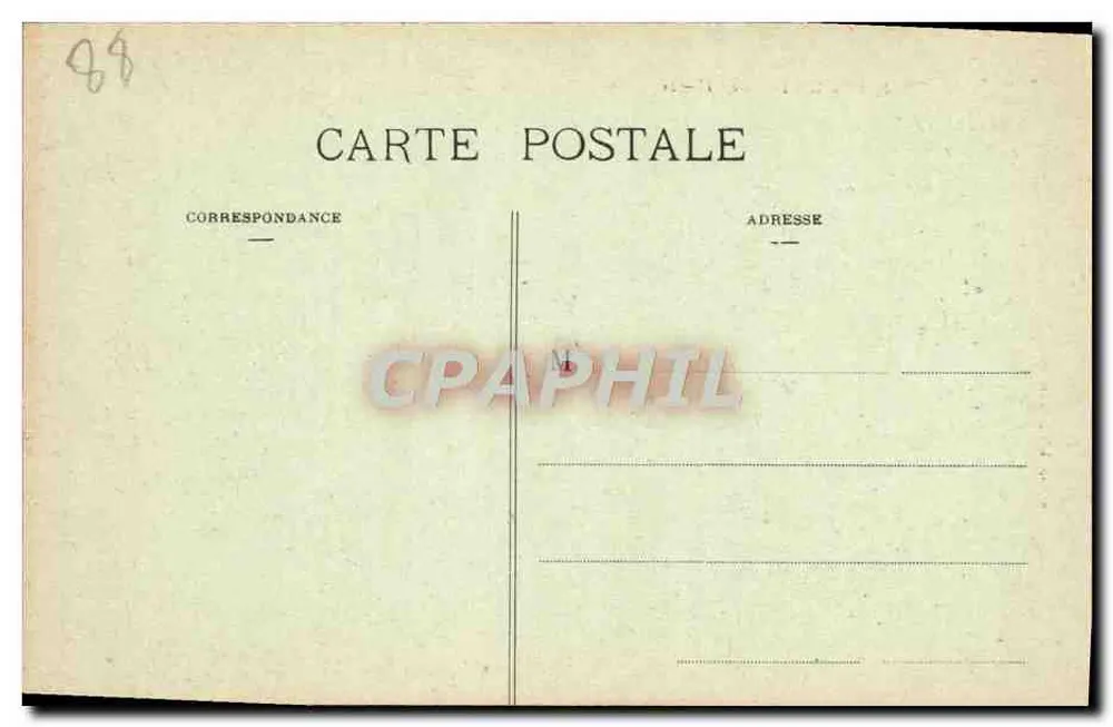 Mirecourt - Les Halles — Publisher Lib. Pop. Keël, series number B-233 - Back