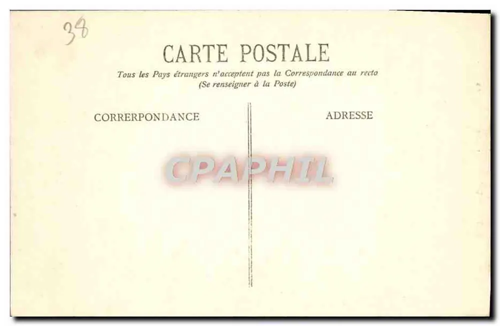 A Cachoeira de Sarennes - Bourg d'Oisans - E.R. - 725 - Verso