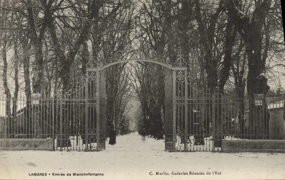 Langres - Entrada de Blanchefontaine — C. Marlin. Galeries Reunidas de l'Est - Frente