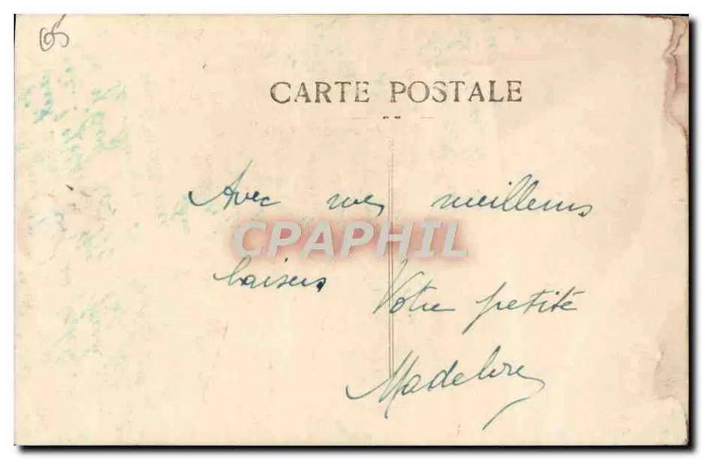 Gävarnie 1925 — paisagem montanhosa com grupo de pessoas e mules — editor desconhecido, n° de série 273 - Verso
