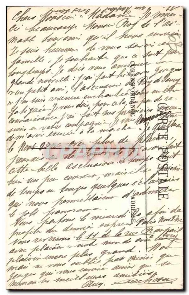 Env. du Mont-Dore — Les Gorges d'Enfer — Cheminées du Diable — LL. — N° 107 - Verso