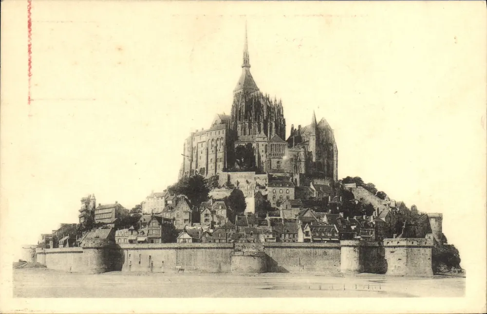 Mont Saint-Michel — Allgemeiner Blick — Edition der historischen Denkmäler - Vorderseite
