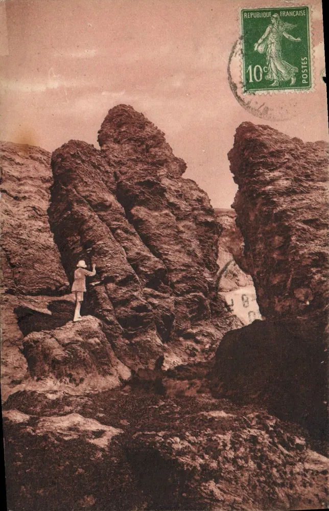 Die Felsen von Sion — Saint-Gilles-Croix-de-Vie — Verlag R. Bergévin, La Rochelle - Vorderseite
