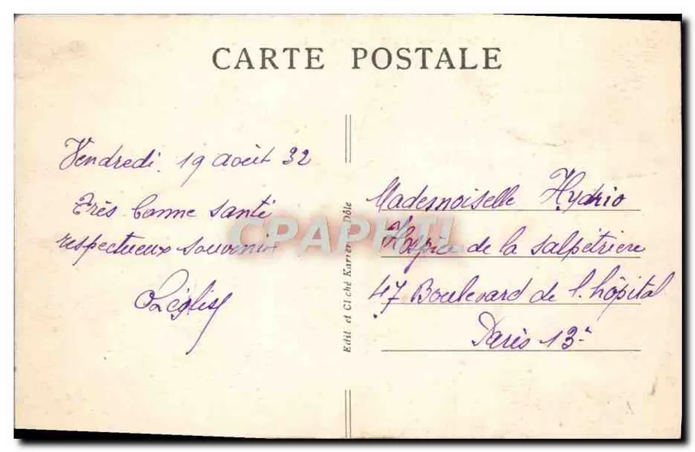 LINS-les-BAINS (Jura) — Vale Saint-Joseph — Editor Cléch & Cléch - Verso