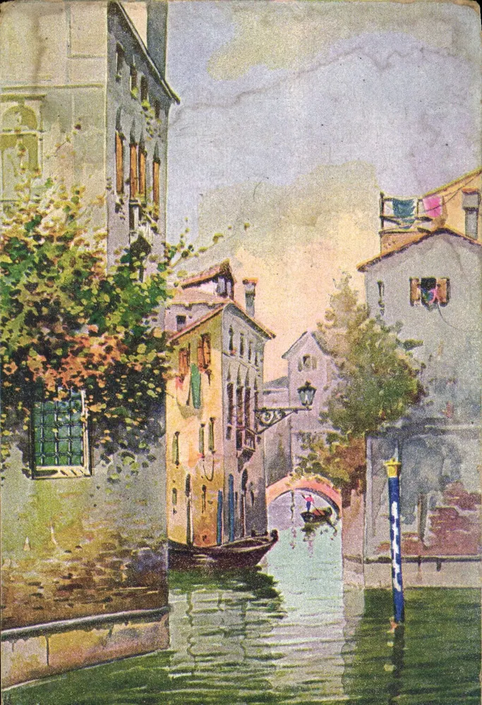 Venise — Ponte Santa Margherita — Édition spéciale du Chocolat Poulain - Frente