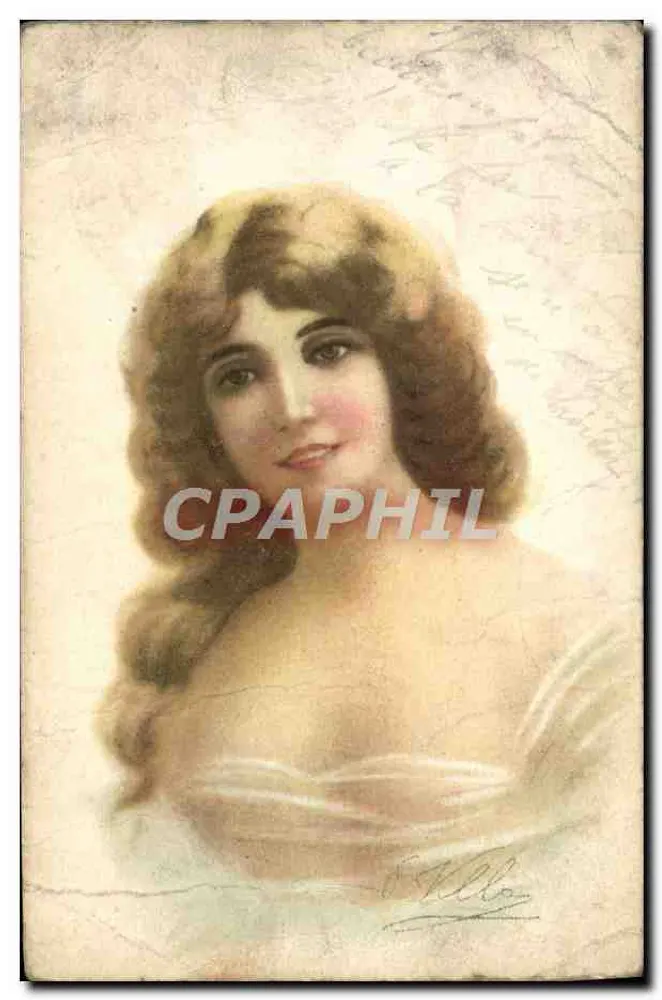 Portrait d'une femme — œuvre d'É. Killy — éditeur T.A.M. Milan - Vorderseite