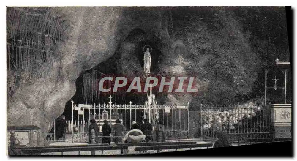 Lourdes — A Gruta — Edição Palais du Rosaire, Listeux - Frente
