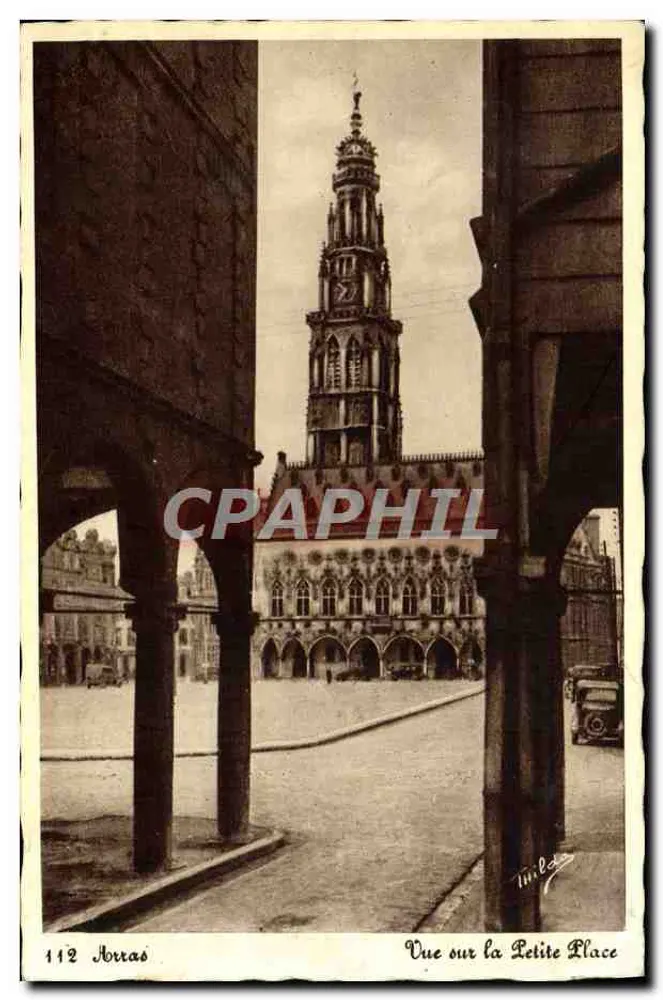 Arras — Vista sobre a Petite Place — Edição Laflette-Placé - Frente