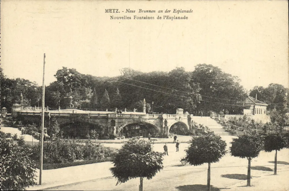 Metz - Novas Fontes da Esplanada — número de série 57 - Frente