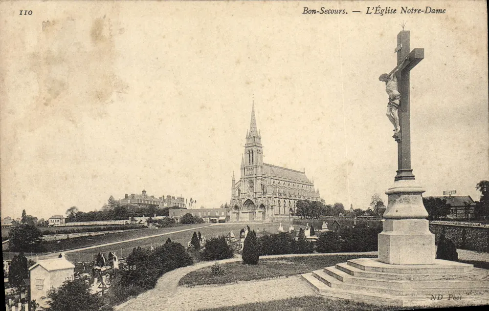 Bon-Secours — A Igreja Nossa Senhora de Bon-Secours — ND Phot - Frente
