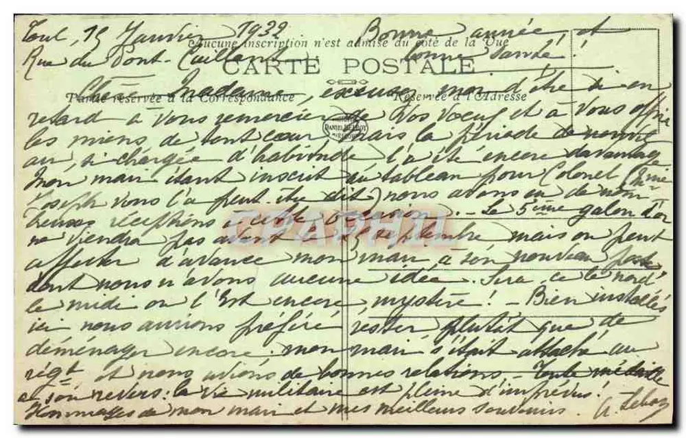 Toul — Saída do Ingressin — D. D. n°25 - Verso