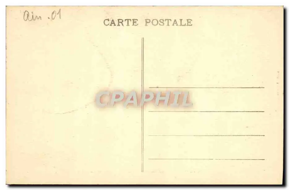 Bellegarde — Das Fort von l'Éciuse, der Rhône und Longeray — L. Mihleaux, Verleger, Bellegarde (Deposité) - Rückseite