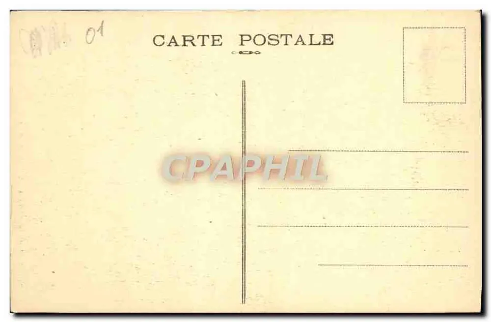A Perte do Rio Rône em BELLEGARDE (Ain) — Os Barragens — L. Micheaux, editor Bellegarde (Depositado) - Verso