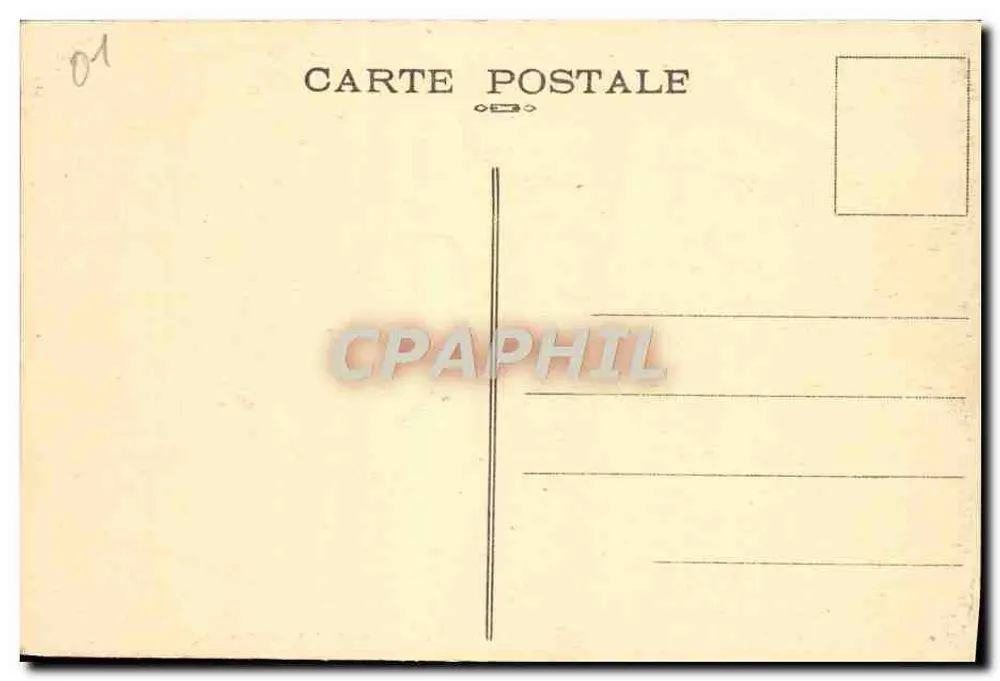 A Perda do Ródano em BELLEGARDE (Ain) — As Grandes Águas — L. Michaux (Depositado) - Verso