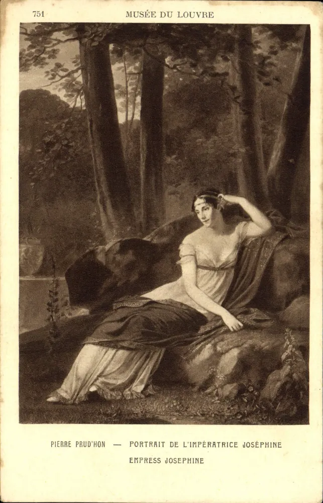 Porträt der Kaiserin Joséphine — Musée du Louvre — Pierre Prud'hon — Nr. 751 - Vorderseite