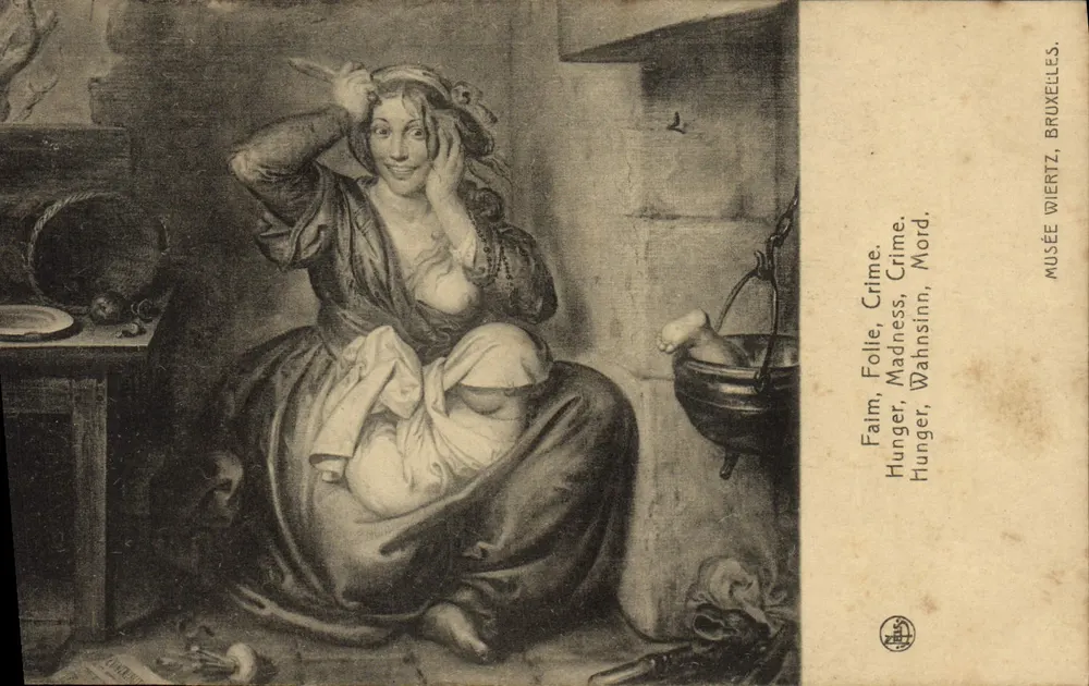 Hunger, Wahnsinn, Verbrechen — Museum Wiertz, Brüssel - Vorderseite