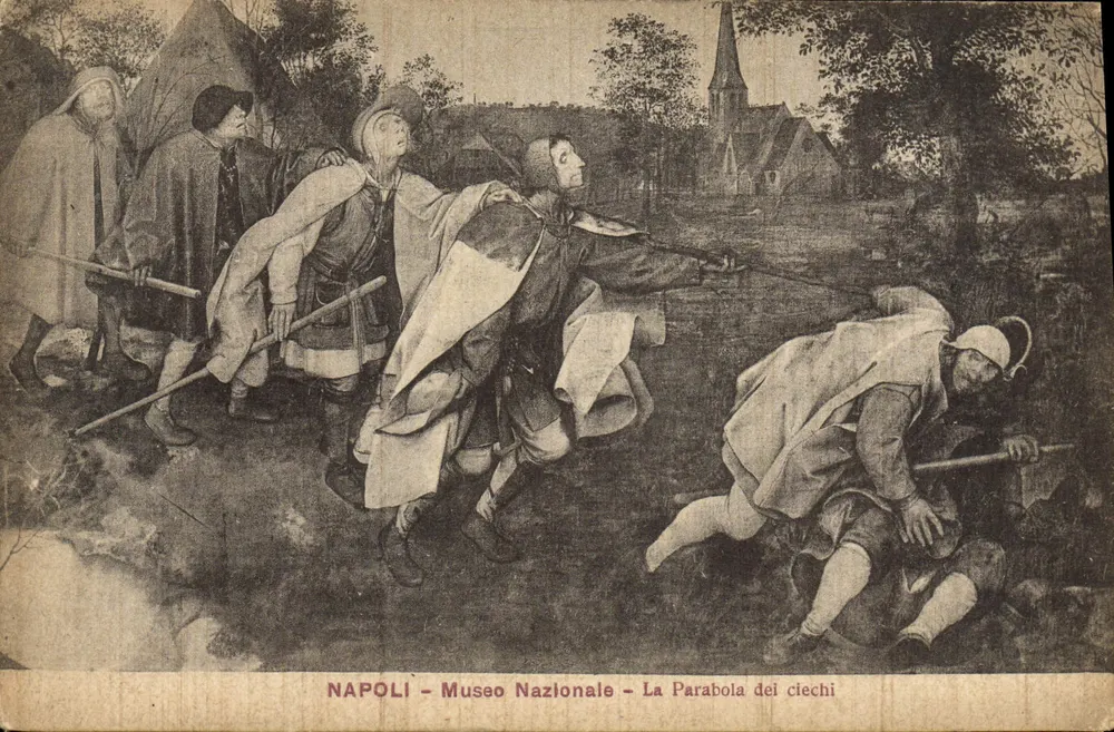 Neapel - Nationalmuseum - Die Parabel der Blinden - Vorderseite
