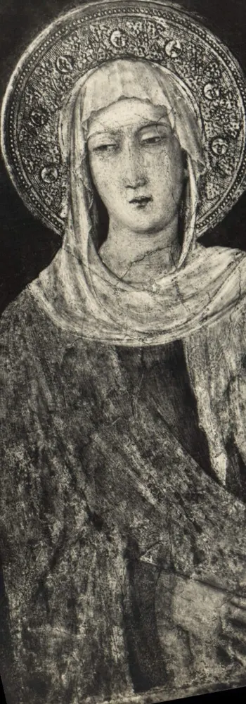 Assisi - Santa Clara (Simone Martini) — reprodução — U. Rossi, n°840 - Frente