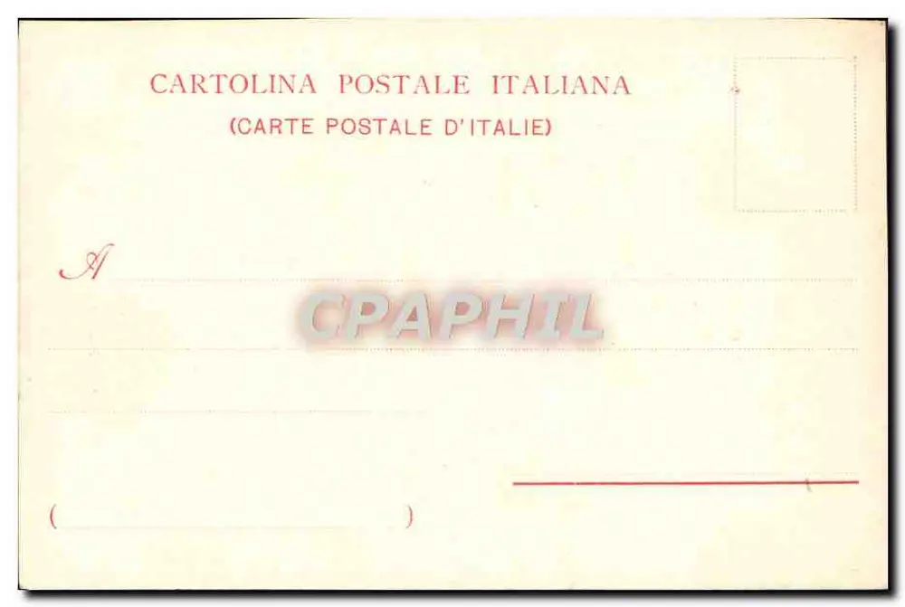 FIRENZE — A Catedral do Palazzo Vecchio — Stab. Forzano - Borgo S. Lorenzo n° 628 - Verso