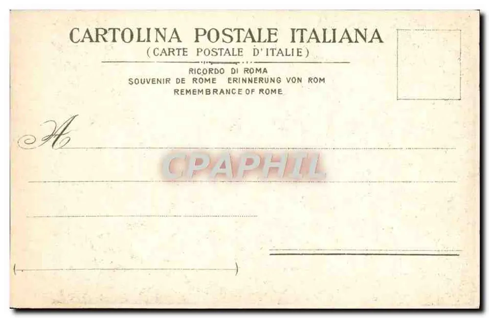 Roma - Piazza Navona - Igreja de S. Agnese — Cartolina Postale Italiana n°68 - Verso