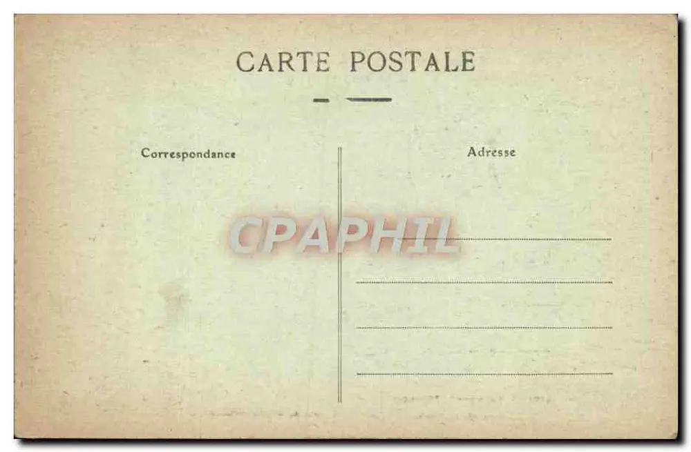 O Salto da Truta — Através do Morvan — Coleção A. Roubbé, Châtillon - Verso