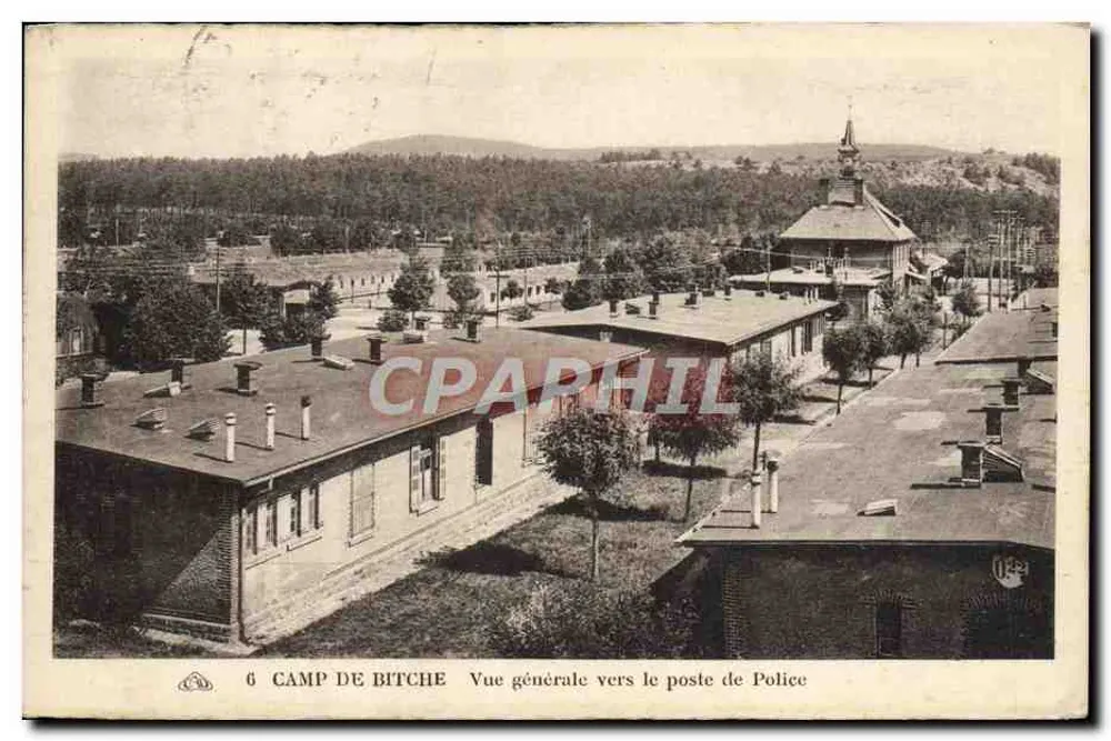 Camp de Bitche — Allgemeiner Blick zum Polizeirevier — n°6 - Vorderseite