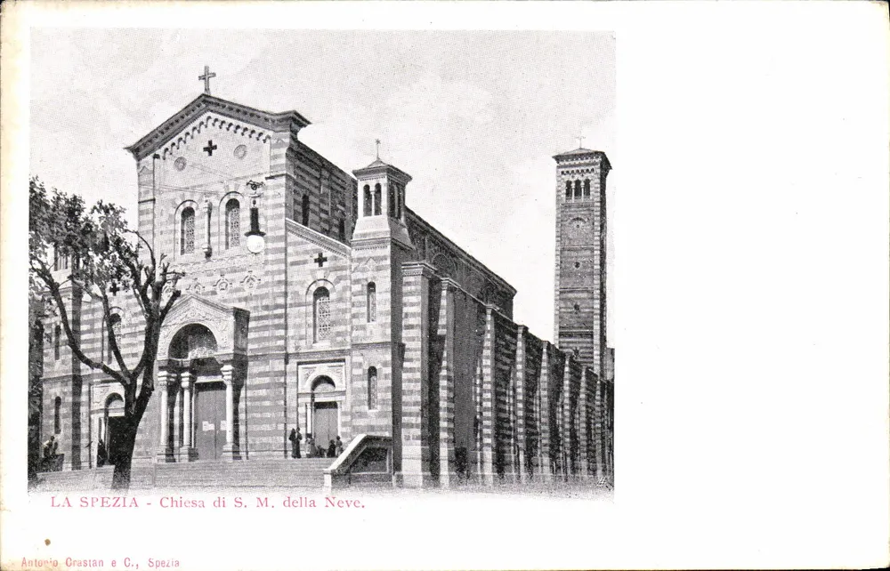 La Spezia - Kirche S. M. della Neve — Antonio Crastan e C., Spezia - Vorderseite