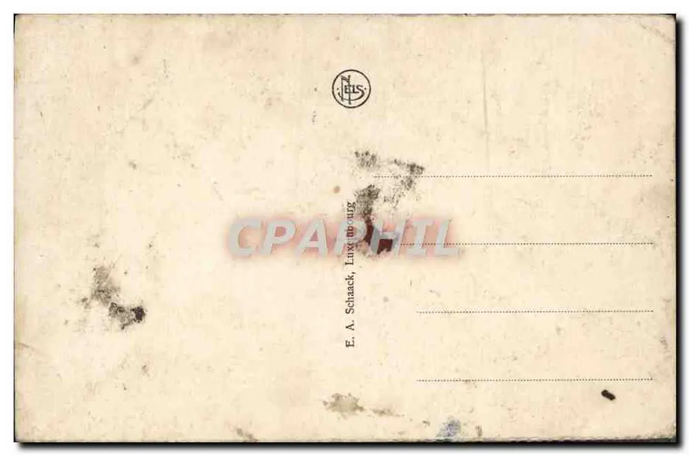 Pequena Suíça Luxemburguesa — Le Halleybach — editor J. H. S. (J. H. Schäfer) - Verso