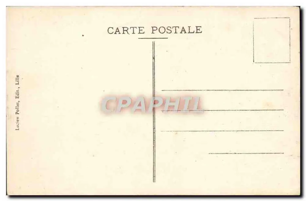 LILLE - Große Platz - Grande Garde — Lucien Pollet, Lille, n° L.P. 29 - Rückseite